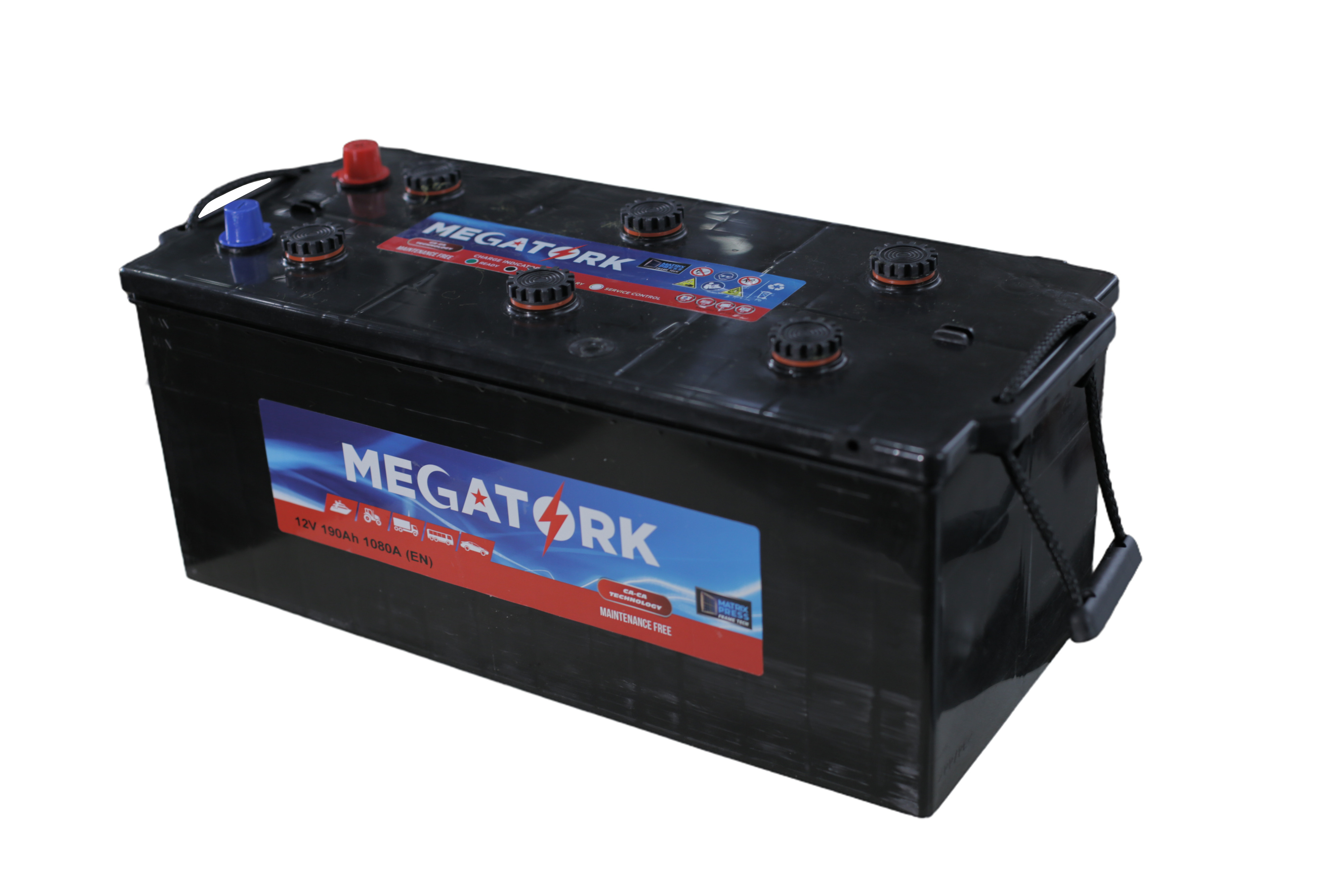 190 AH 12V D5/B-MF-B0-(3)-(A)- MEGATORK AKU 