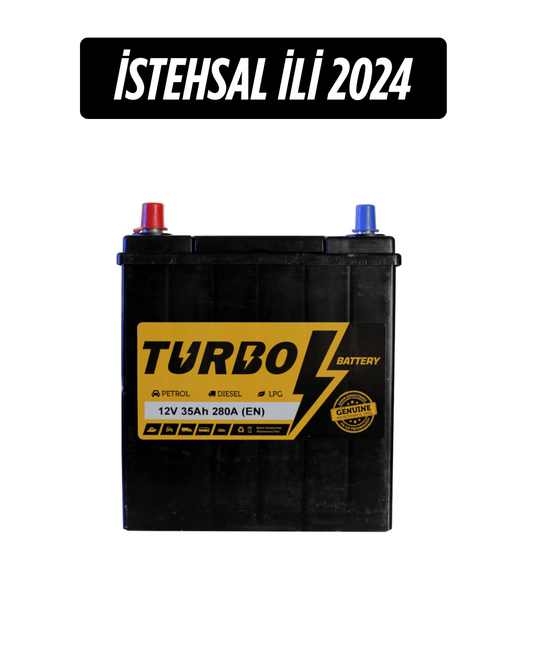 35 AH 12V  (SOL+)NS40-SMF-B0-(1)-(B)- TURBO AKU ASIAN (2024)
