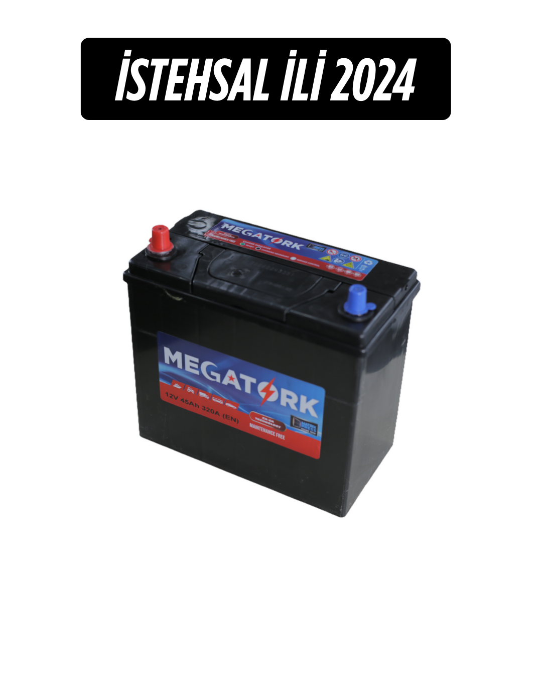 45 AH 12V (SOL+) NS60 -SMF-B0-(1)-(B)- MEGATORK AKU ASIA (2024)