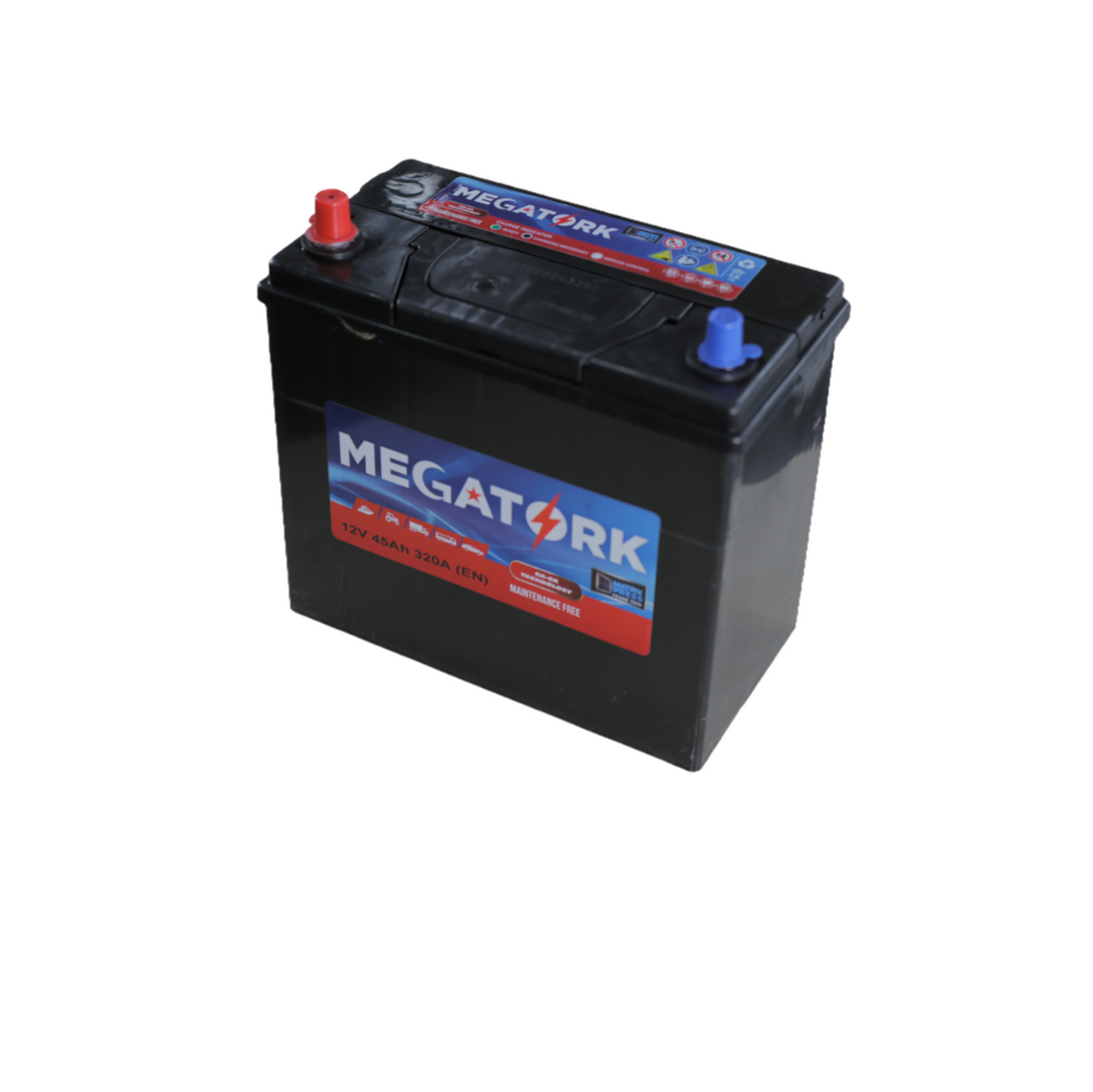 45 AH 12V (SOL+) NS60 -SMF-B0-(1)-(B)- MEGATORK AKU ASIA